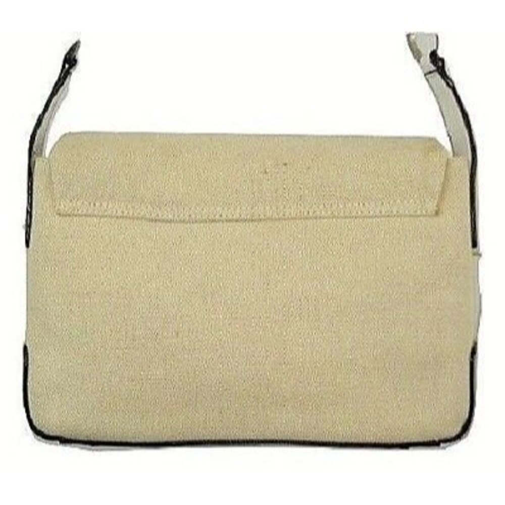 Stone Mountain Shoulder Bag Cream Canvas Leather Trim Purse Handbag NWOT - Picture 10 of 10